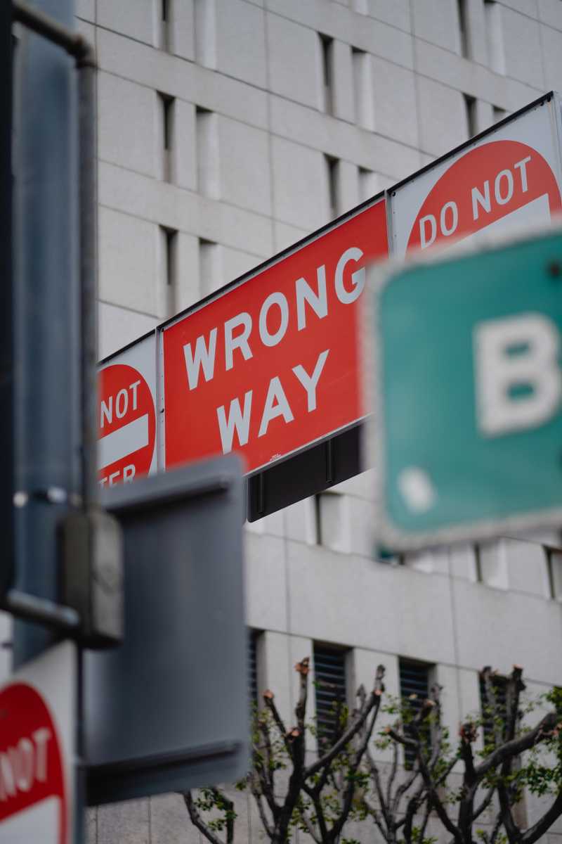 Photo of street signs that say 